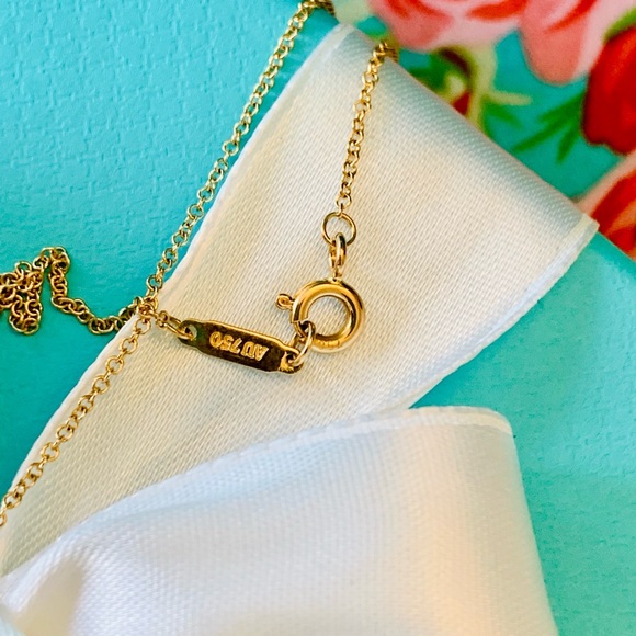 ♥️❌❌SOLD ❌❌Authentic Tiffany 18k Yellow Gold Diamond Arrow ♥️ - Picture 4 of 13